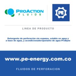 ProAction Fluids Detergente de perforación sin espuma, soluble en agua y a base de agua, y acondicionador/quelante de agua ProDyne - ProAction Fluids Detergente de perforación sin