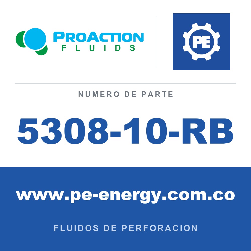 ProAction Fluids 5308-10-RB - ProAction Fluids Aditivo de control de filtración y fuerza de gel BoreShield - Caja de 10 botellas EZ