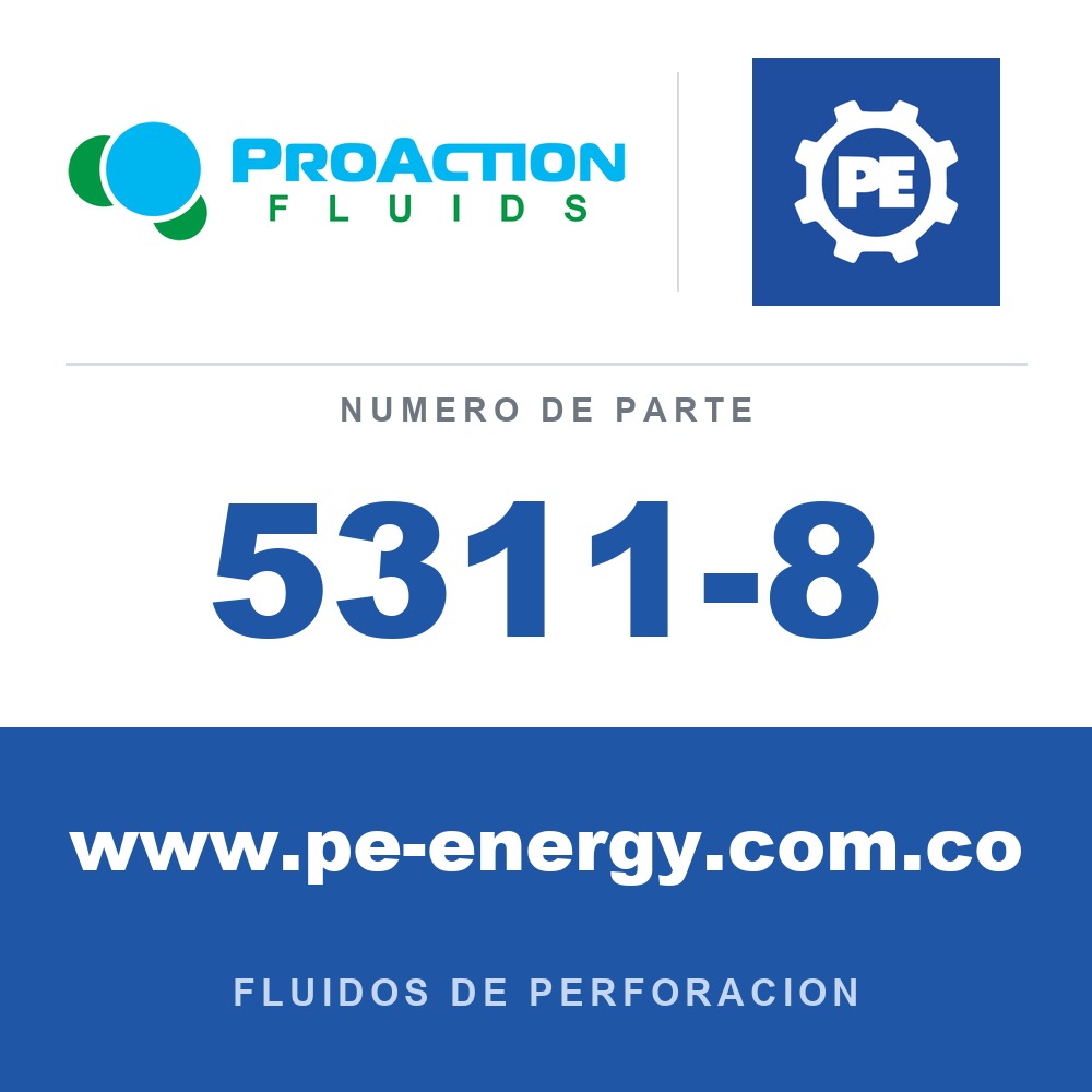 ProAction Fluids 5311-8 - ProAction Fluids Aditivo viscosificante, lubricante y de control de filtración GeoSweep HD - Caja de 8 bolsas EZ