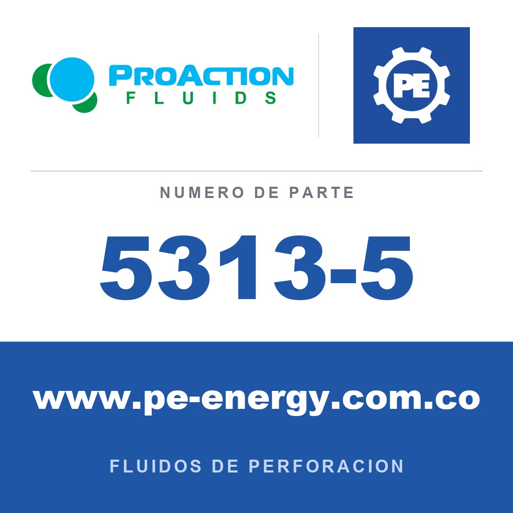 ProAction Fluids 5313-5 - ProAction Fluids Espuma consistente para perforación con aire ProFoam - Balde de 5 galones