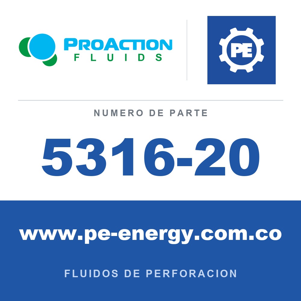 ProAction Fluids 5316-20 - ProAction Fluids Limpiador y desinfectante de tanques, herramientas y equipos DrillClean - Caja de 20 bolsas EZ