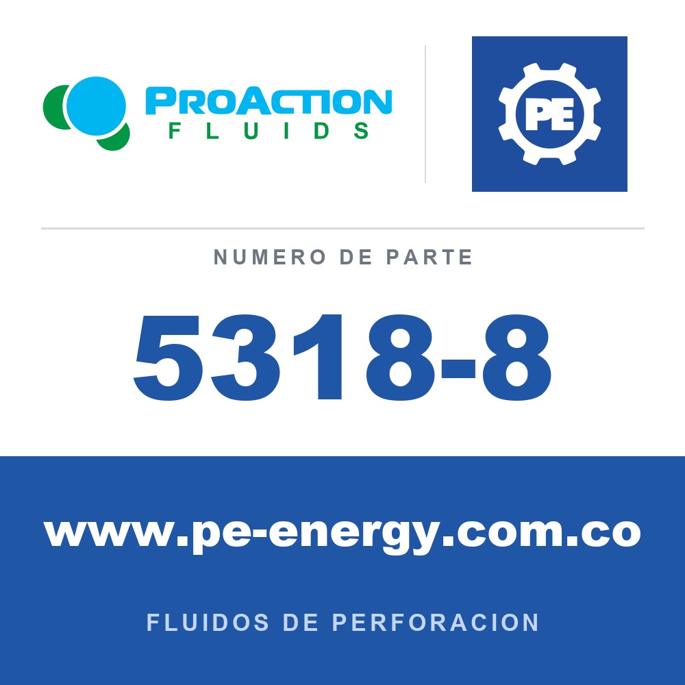 ProAction Fluids 5318-8 - ProAction Fluids ProVis XP reforzador de fuerza de gel y filtración - Caja de 8 bolsas EZ