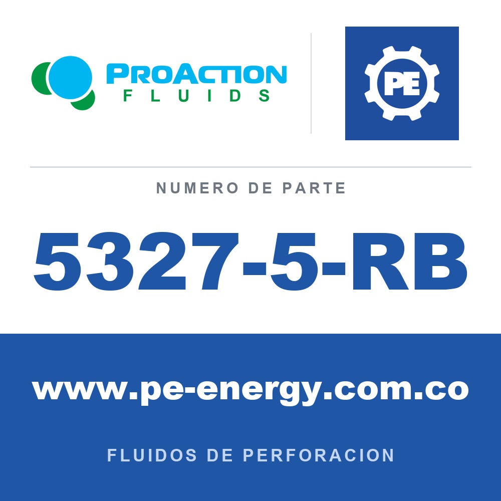 ProAction Fluids 5327-5-RB - ProAction Fluids Fluido HDD de polímero sintético TurboBore - Caja de 5 botellas EZ de 1-gal