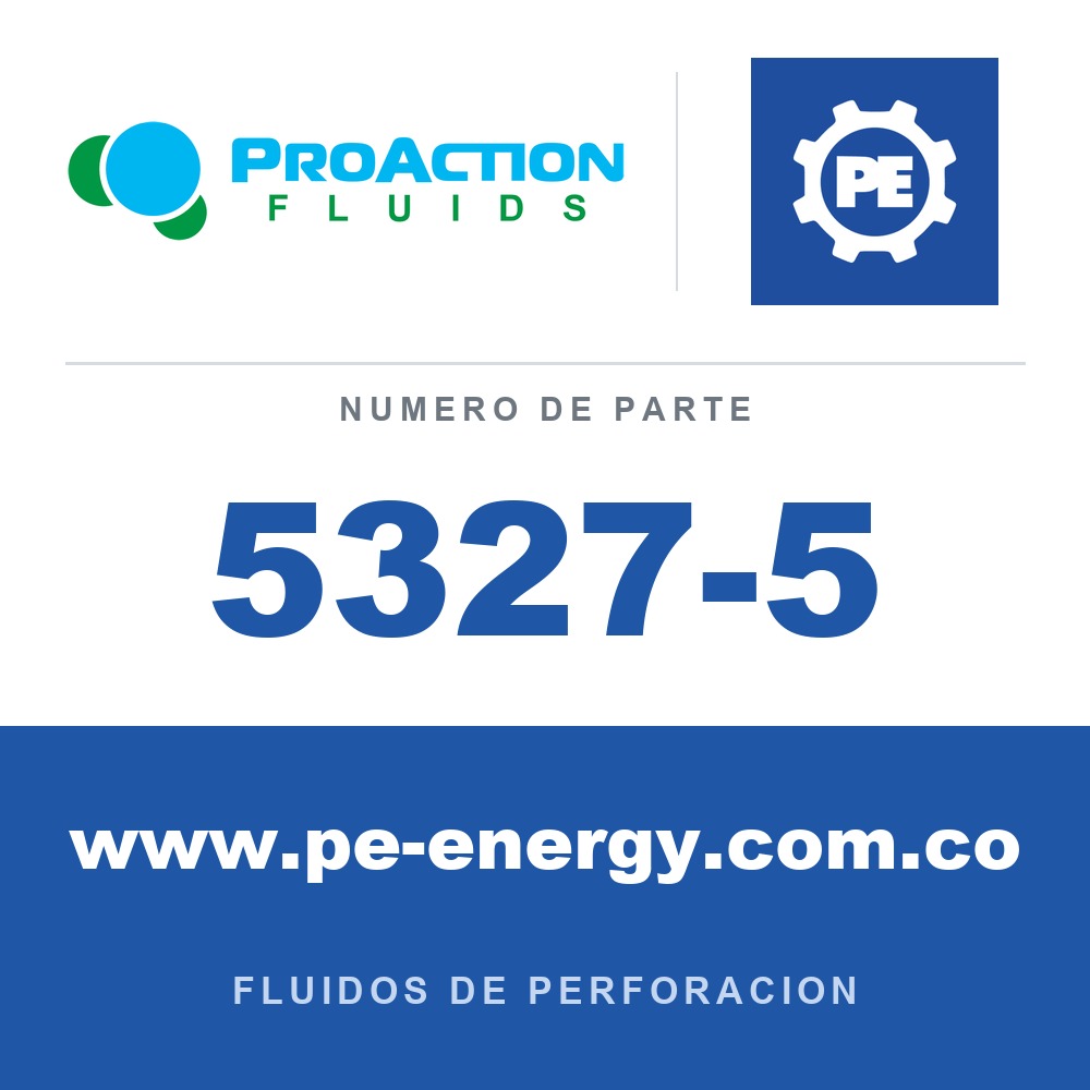 ProAction Fluids 5327-5 - ProAction Fluids TurboBore fluido sintético para polímeros HDD - Cubeta de 5 galones