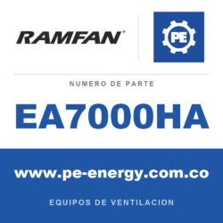 RamFan EA7000HA - RamFan EA7000HA Ensamblaje de carcasa EFC50 16"/40cm