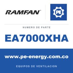 RamFan EA7000XHA - RamFan EA7000XHA Ensamblaje de carcasa EFC50X 16"/40cm