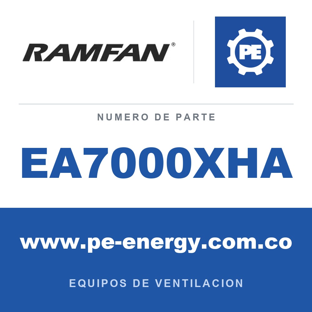 RamFan EA7000XHA - RamFan EA7000XHA Ensamblaje de carcasa EFC50X 16"/40cm
