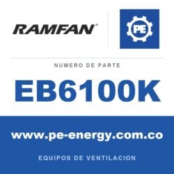 RamFan EB6100K - RamFan EB6100K Montaje de ventilador