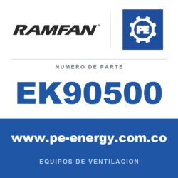 RamFan EK90500 - RamFan EK90500 EX550 3 hp PPV sin escobillas, 115V, compacto