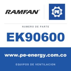 RamFan EK90600 - RamFan EK90600 EX550 3 hp PPV sin escobillas, 115V, todoterreno