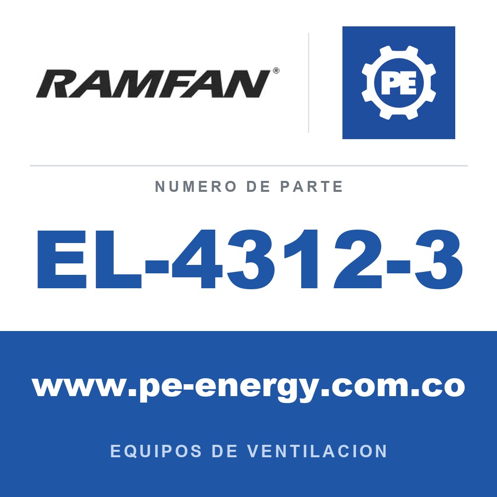 RamFan EL-4312-3 - RamFan EL-4312-3 Schurter Powerlink 10A