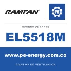 RamFan EL5518M - RamFan EL5518M EX50Li-18 Ventilador PPV sin escobillas 18V 18"