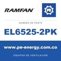 RamFan EL6525-2PK - RamFan EL6525-2PK EL6525 All Terrain (115v) con 2 ea. baterías M1-52V