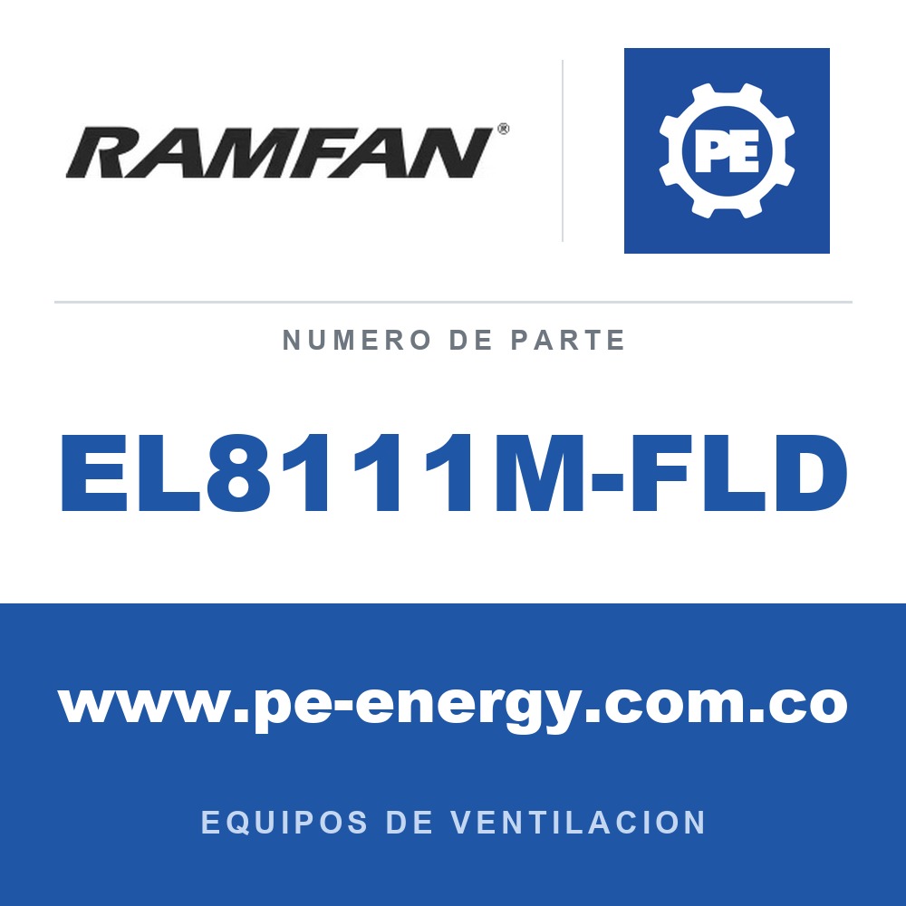 RamFan EL8111M-FLD - RamFan EL8111M-FLD Kit de nebulizador de rehabilitación para EX50Li y EX150Li
