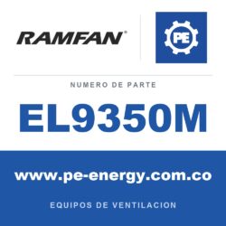 RamFan EL9350M - RamFan EL9350M Montaje de batería para EX50Li-18V