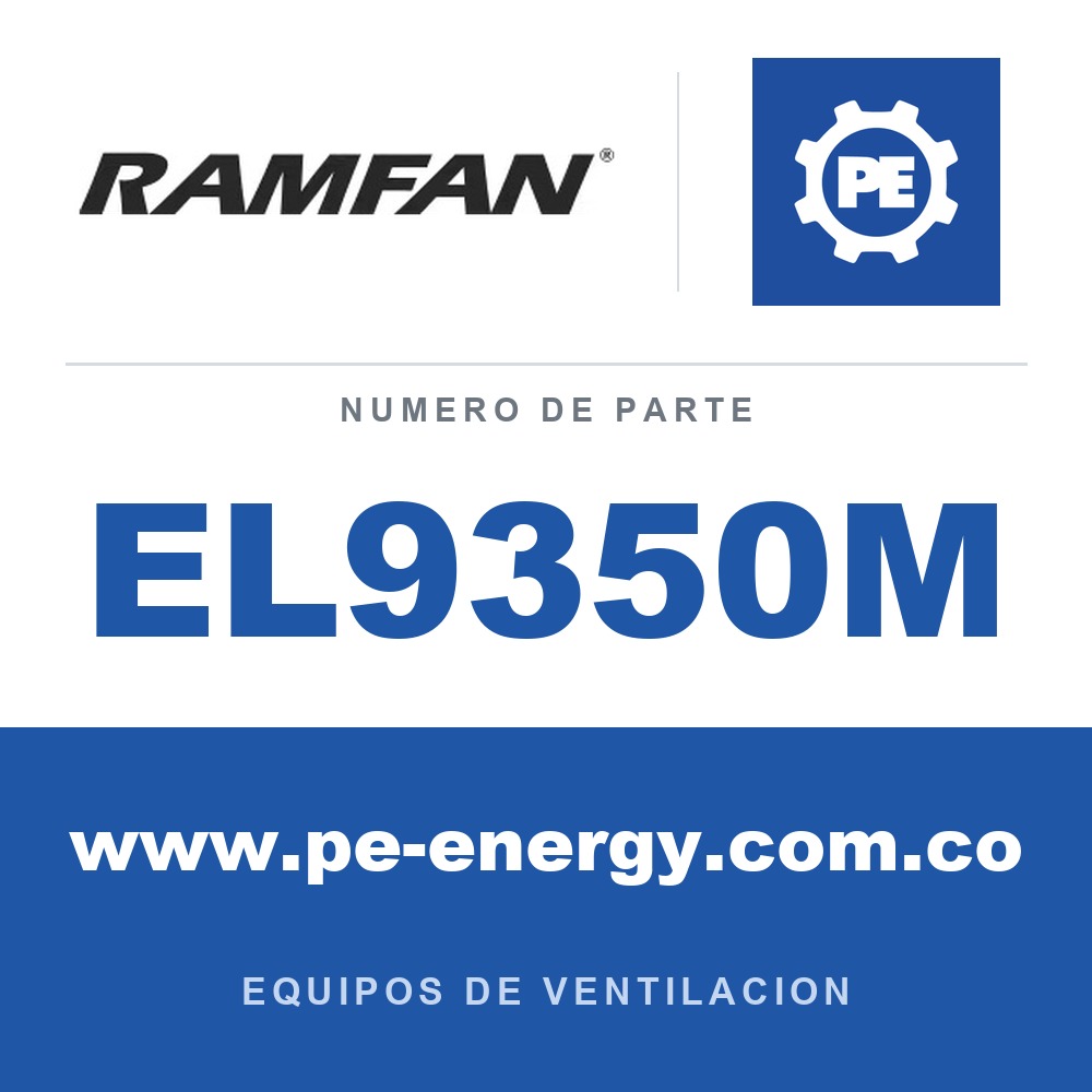 RamFan EL9350M - RamFan EL9350M Montaje de batería para EX50Li-18V