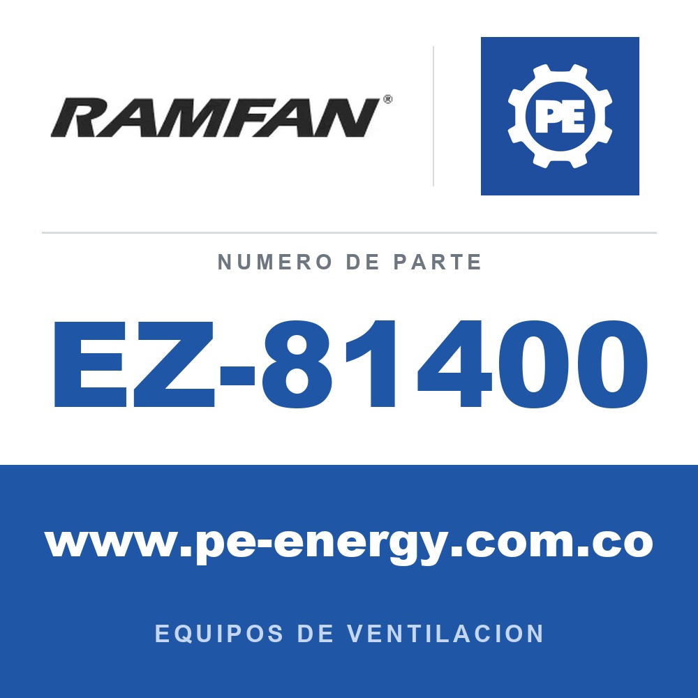 RamFan EZ-81400 - RamFan EZ-81400 Cable de alimentación