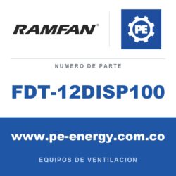 RamFan FDT-12DISP100 - RamFan FDT-12DISP100 Conducto desechable - 12" (30cm)