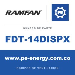 RamFan FDT-14DISPX - RamFan FDT-14DISPX Conducto desechable antiestático 14"