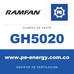 RamFan GH5020 - RamFan GH5020 Ventilador GX350 18" con Honda GX200/5.5hp