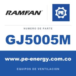 RamFan GJ5005M - RamFan GJ5005M Ventilador de grandes estructuras GX600 28"