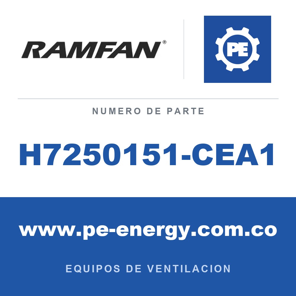 RamFan H7250151-CEA1 - RamFan H7250151-CEA1 Cable de extensión ATEX, 15m, conectores M/H CEAG 16A - 110V