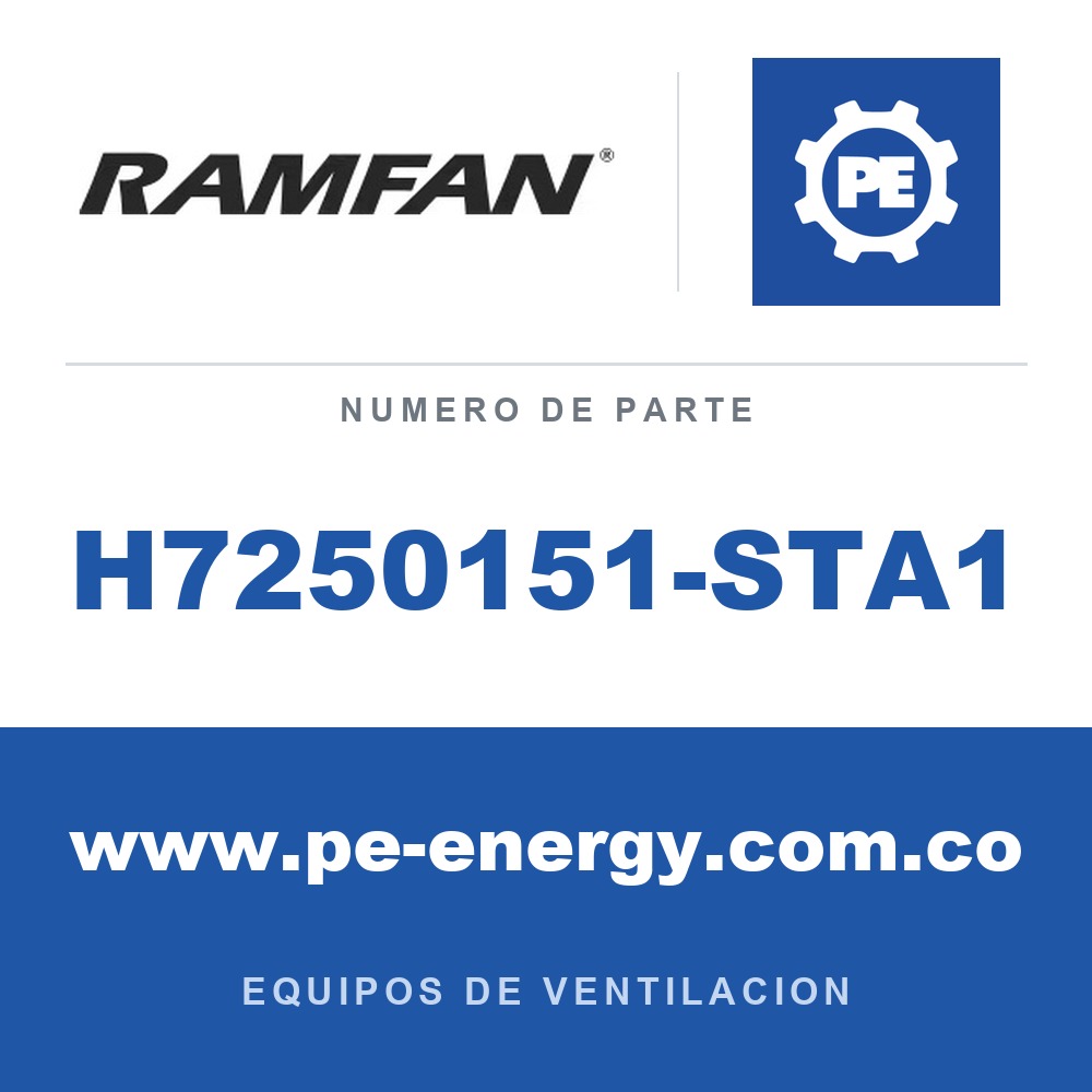 RamFan H7250151-STA1 - RamFan H7250151-STA1 Cable de extensión ATEX, 15m, conectores M/H STAHL 16A - 110V