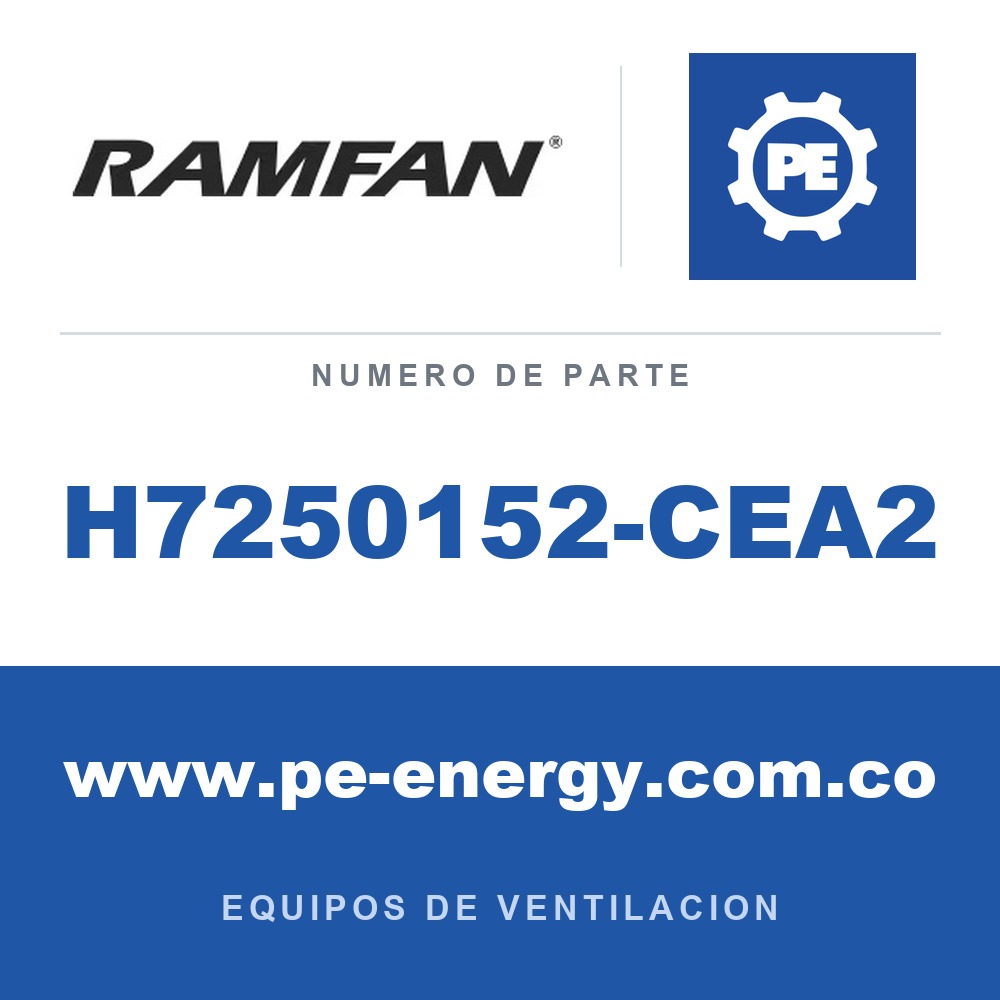 RamFan H7250152-CEA2 - RamFan H7250152-CEA2 Cable de extensión ATEX, 15m, conectores M/H CEAG 16A - 240V