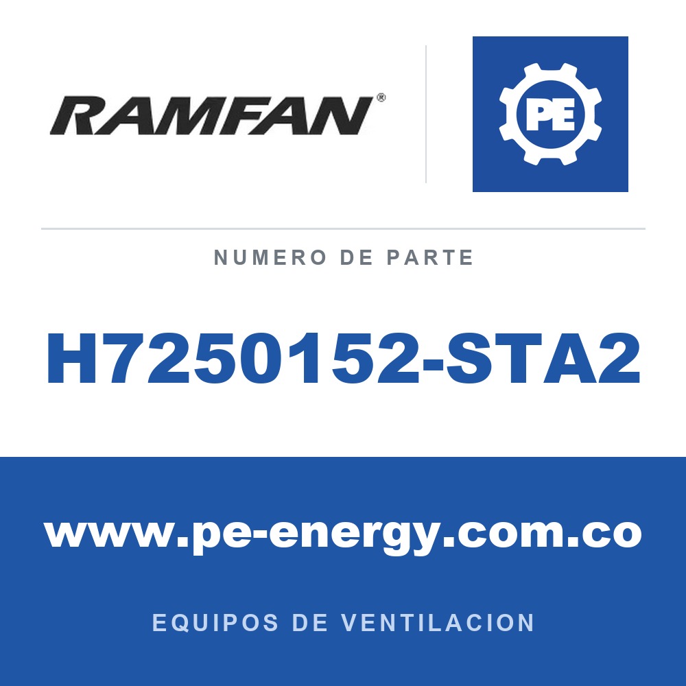 RamFan H7250152-STA2 - RamFan H7250152-STA2 Cable de extensión ATEX, 15m, conectores M/H STAHL 16A - 240V