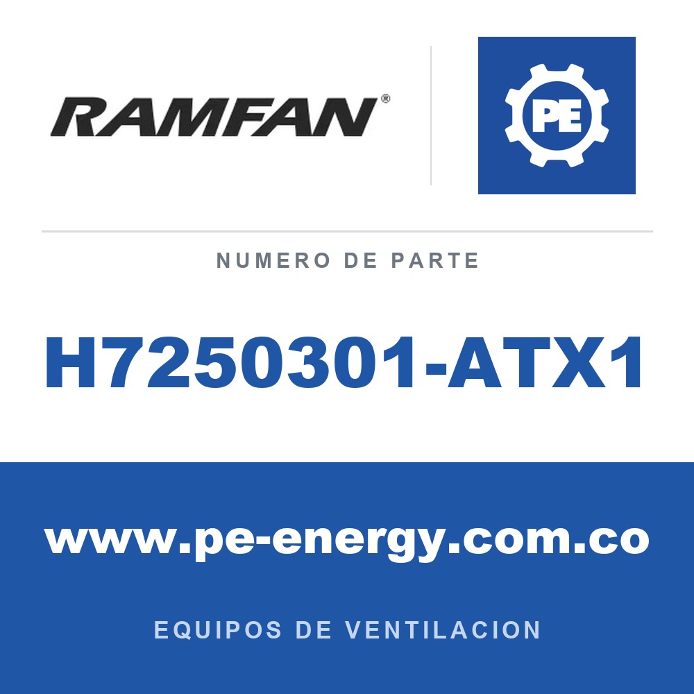 RamFan H7250301-ATX1 - RamFan H7250301-ATX1 Cable de extensión ATEX, 30m, conectores M/F ATX 16A - 110V