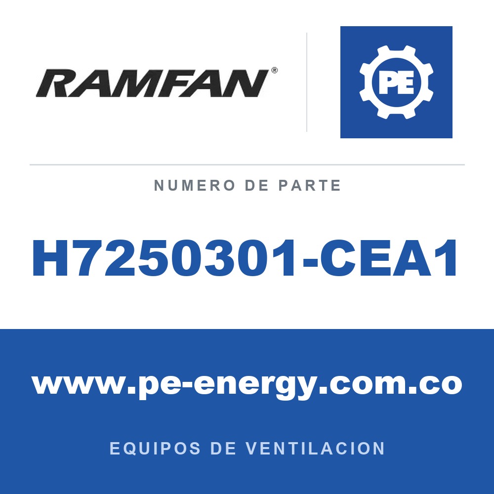 RamFan H7250301-CEA1 - RamFan H7250301-CEA1 Cable de extensión ATEX, 30m, conectores M/F CEAG 16A - 110V