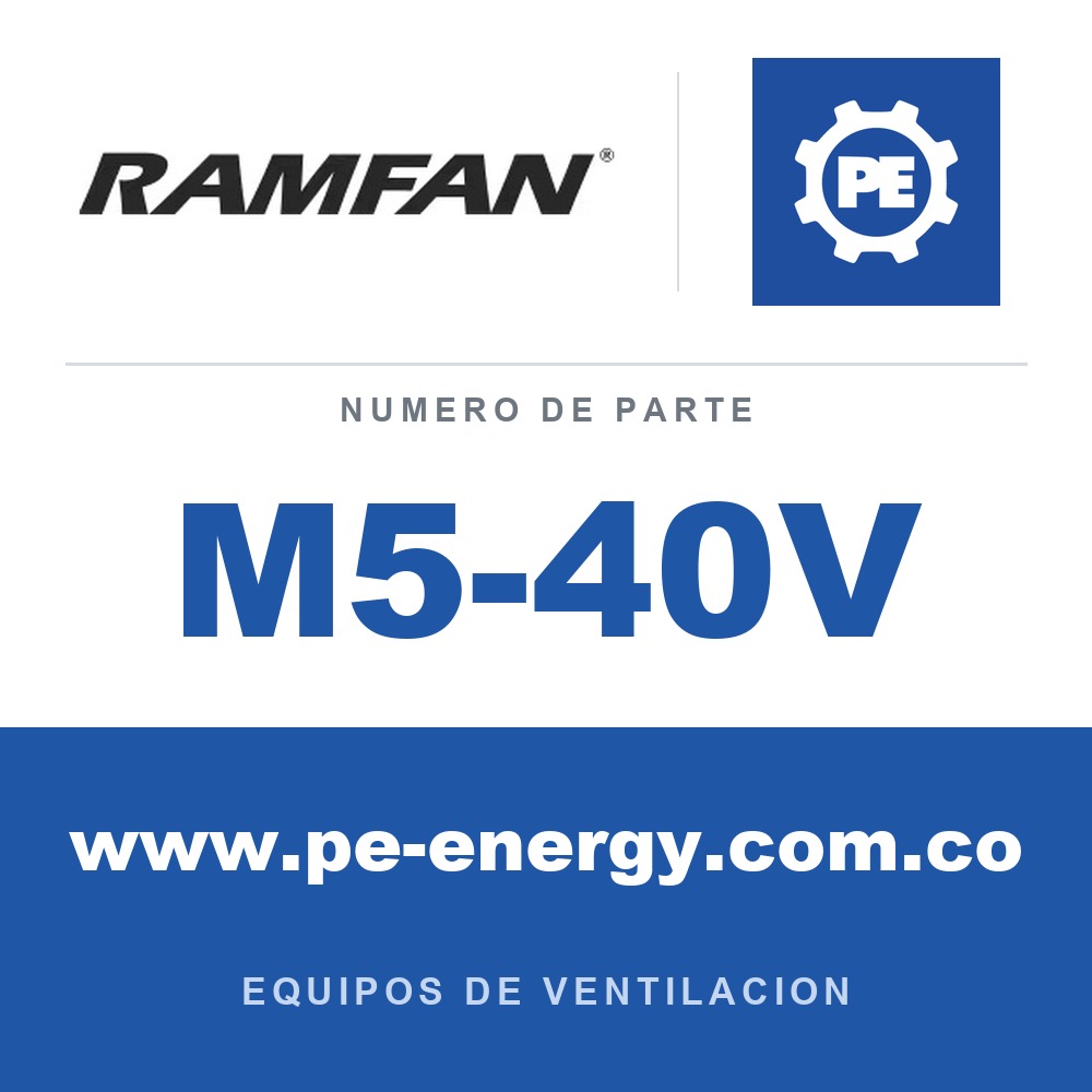 RamFan M5-40V - RamFan M5-40V EX50Li Batería PRO-CONNECT, 40V 10Ah