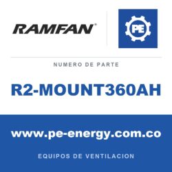 RamFan R2-MOUNT360AH - RamFan R2-MOUNT360AH Montaje de batería PRO-CONNECT para EX50Li/EX150L