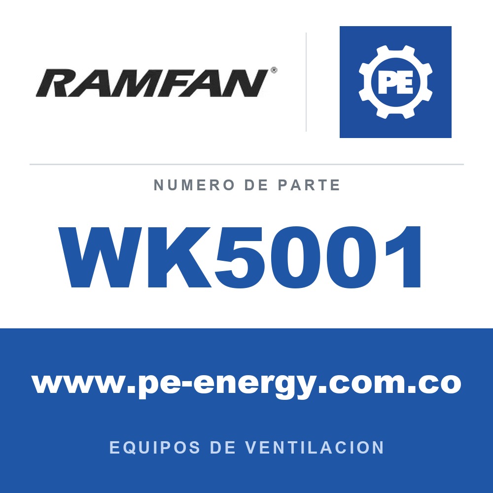 RamFan WK5001 - RamFan WK5001 Ventilador impulsado por agua WX500