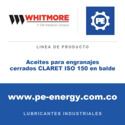 Whitmore Aceites para engranajes cerrados CLARET ISO 150 en balde - Aceites para engranajes cerrados CLARET ISO 150 en balde