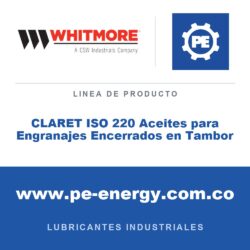 Whitmore CLARET ISO 220 Aceites para Engranajes Encerrados en Tambor - CLARET ISO 220 Aceites para Engranajes Encerrados en Tambor