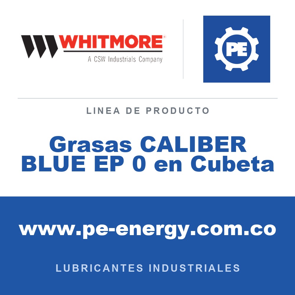 Whitmore Grasas CALIBER BLUE EP 0 en Cubeta - Grasas CALIBER BLUE EP 0 en Cubeta