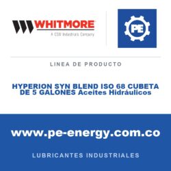 Whitmore HYPERION SYN BLEND ISO 68 CUBETA DE 5 GALONES Aceites Hidráulicos - HYPERION SYN BLEND ISO 68 CUBETA DE 5 GALONES Aceites Hidráulicos