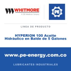 Whitmore HYPERION 100 Aceite Hidráulico en Balde de 5 Galones - HYPERION 100 Aceite Hidráulico en Balde de 5 Galones
