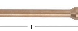 AMPCO WE-1/2X10 Barra de extensión 1/2D 10'' long. total
