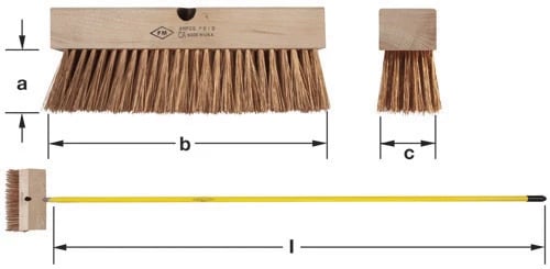 AMPCO Broom Push W out Handle AMPCO AMPCO