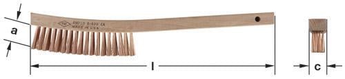 AMPCO Brush Scratch Curved Handle AMPCO AMPCO