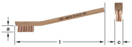 AMPCO Brush Scratch Toothbrush Style AMPCO AMPCO