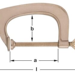 AMPCO 8480 Pinza de puesta a tierra 4-1/2x3'' de apertura