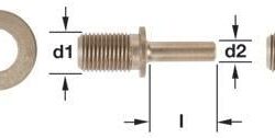 AMPCO DA-10 Eje adaptador para cepillos circulares