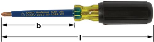 AMPCO Insulated Screwdriver AMPCO AMPCO
