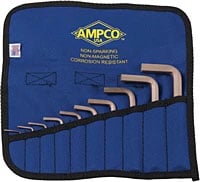 AMPCO M-42 Kit de llaves hexagonales 10 piezas SAE