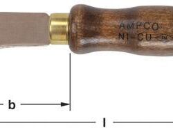 AMPCO K-40 Cuchillo para linóleo 4-9/16'' hoja