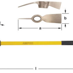 AMPCO M-55FG Zapapico 3x3-7/8'' hoja 36'' long. total