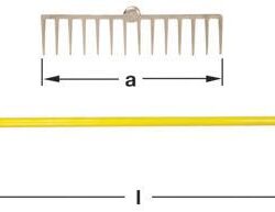 AMPCO R-10FG Rastrillo 14-1/4x60-1/4'' long. total